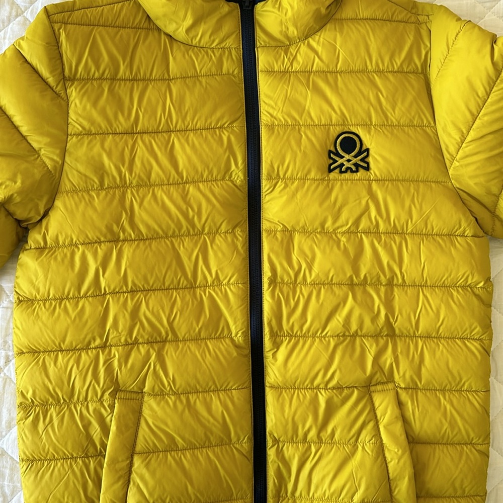 United Colors of Benetton Kids light puffer jacket Yellow Size 10-11